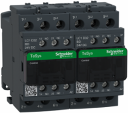 TeSys Deca Reversing Contactor 3P AC-3 32A 24V DC with Interlocking