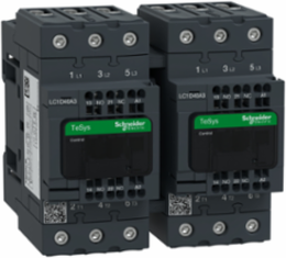 3 Pole Reversing Contactor 40A 115V AC 60Hz with Spring Terminals