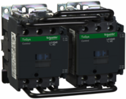 Reversing Contactor 3P, 65A, 120V AC Coil, Flame Retardant, IP2X