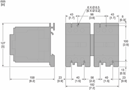 TeSys Deca Reversing Contactor 3P 80A 48V AC 60Hz IP20