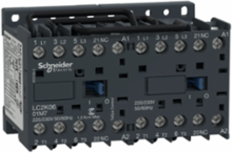 TeSys K Reversing Contactor, 3P, 12A, 120V AC Coil, 90mm Width