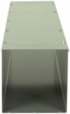 Square-Duct Wireway 12 Inch x 12 Inch 5 Feet Long Hinged Cover NEMA 1