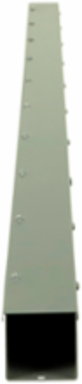 Square-Duct Wireway 4 Inch x 4 Inch 10 Feet Long NEMA 1 Hinged Cover