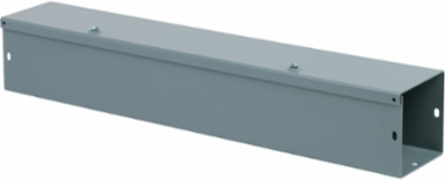 Square-Duct Wireway 4 Inch x 4 Inch, 2 Feet Long, Hinged Cover, NEMA 1
