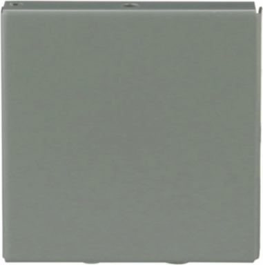 Square-Duct Closing Plate 4 Inch x 4 Inch NEMA 1 Galvanized Steel