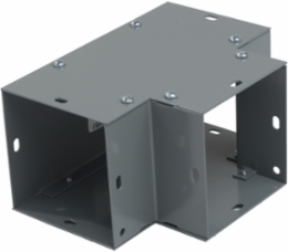 Square-Duct Wireway Tee 4 Inch x 4 Inch NEMA 1, CSA/UL Listed