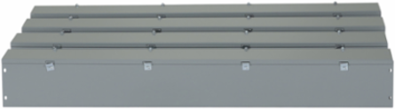 Square-Duct Wireway 6 Inch x 6 Inch 4 Feet Long NEMA 1 Hinged Cover