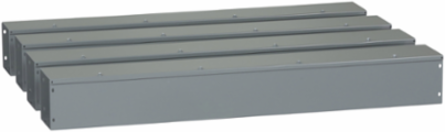 Square-Duct Wireway 6 Inch x 6 Inch 4 Feet Long NEMA 1 Hinged Cover