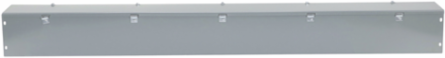 Square-Duct Wireway, 6 Inch x 6 Inch x 5 Feet, Hinged Cover, NEMA 1
