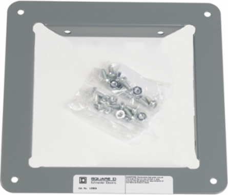 Wireway Panel Adapter, Square-Duct 6 Inch x 6 Inch, NEMA 1