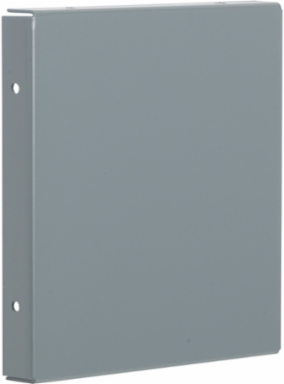 Square-Duct Wireway Closing Plate, 6 Inch x 6 Inch, NEMA 1, Galvanized Steel