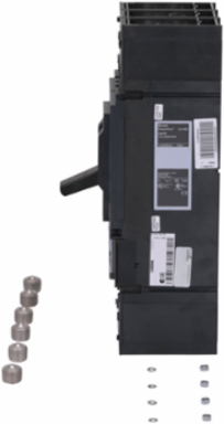 PowerPact L Circuit Breaker, 400A, 3 Pole, 600V AC, Magnetic