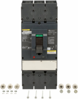 PowerPact L 600A 3 Pole Automatic Switch, 600V, 18kA, Magnetic, Lugs