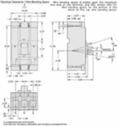 Circuit Breaker 350A 2-Pole 600VAC 25kA Unit Mount