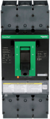 PowerPact L Automatic Switch 400A, 3 Pole, 600V AC, 50kA, Magnetic