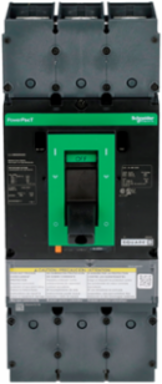 PowerPact L Automatic Switch 400A, 3 Pole, 600V AC, 50kA, Magnetic
