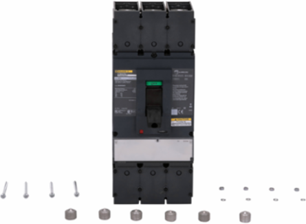 PowerPact L 600A Automatic Switch, 3 Pole, 600V AC, 50kA
