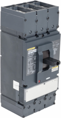 Automatic switch, PowerPacT L, 400A, 3 pole, 600VAC, 50kA, lugs, magnetic