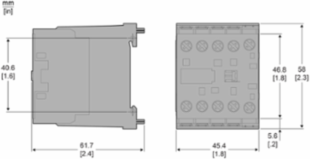 TeSys K Contactor, 3P, 440V, 6A, 24V DC Coil, 1NO Aux