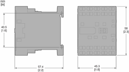 TeSys K Contactor, 3P, 440V, 9A, 1NC, 24V DC Coil, 45mm Width