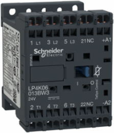 TeSys K Contactor, 3P, 440V, 9A, 1NC, 24V DC Coil, 45mm Width