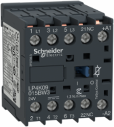 TeSys K Contactor, 3 Poles, 9A, 24V DC Coil, 440V