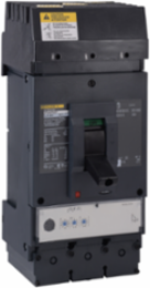 Circuit breaker, PowerPacT L, 600A, 3 pole, 600VAC, 100kA, I-Line, MicroLogic 3.3S, 80%, ABC