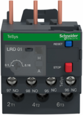 TeSys Deca Thermal Overload Relay 0.1-0.16A 690VAC 1NO+1NC Class 10A