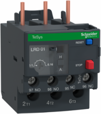 TeSys Deca Thermal Overload Relay 0.1-0.16A 690VAC 1NO+1NC Class 10A