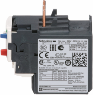 TeSys Deca Thermal Overload Relay 0.4-0.63A 690V Class 10A