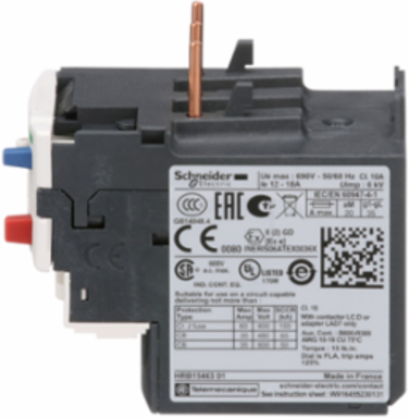 TeSys Deca Thermal Overload Relay 12-18A Class 10A IP20