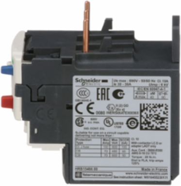TeSys Deca Thermal Overload Relay 690V, 30-38A, 1NO+1NC, Class 10A