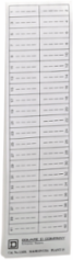 QO Load Center Accessory Directory Label 1-42, UL Listed