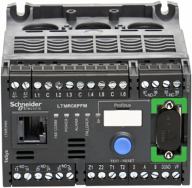 TeSys T Motor Controller, 0.4-8A, 100-240VAC, Profibus DP, 6 Inputs, 3 Outputs