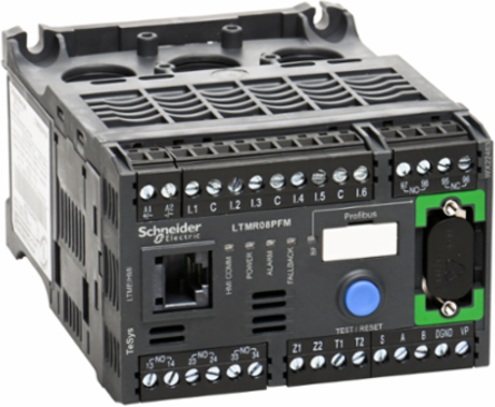 TeSys T Motor Controller, 0.4-8A, 100-240VAC, Profibus DP, 6 Inputs, 3 Outputs