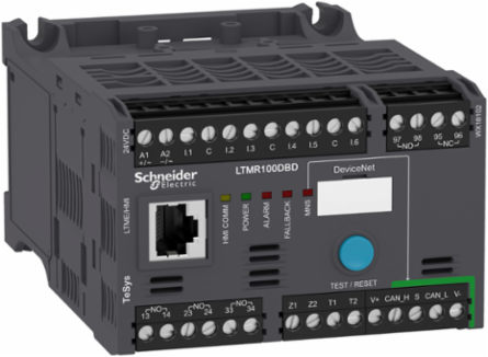TeSys T Motor Controller, 5-100A, 24VDC, DeviceNet, 6 Inputs, IP20