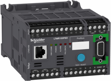 TeSys T Motor Controller, 5-100A, Profibus DP, 6 Inputs, 3 Outputs