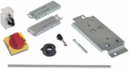 Mounting bracket kit, TeSys Ultra, Red, without trip indication, with extended rotary handle