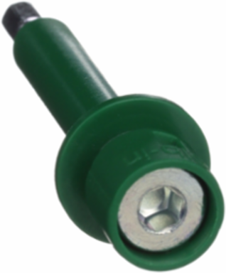Torque Limiting Breakaway Bits Set, 6 Parts, 9 N.m, Green