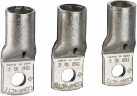Crimp Lugs Set of 3 for 150mm2 Copper Cable, 250A Rated Current