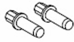 Power connections, ComPacT NSX100/160/250 plug in kit, set of 2 parts