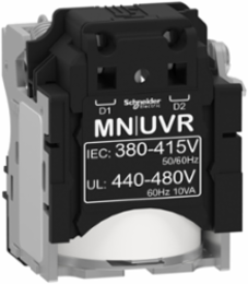 MN Undervoltage Release, 380-415V AC 50/60Hz, Spring Terminal Connections