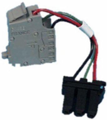 ON/OFF (OF) indication contact, MasterPact MTZ1, 1 changeover contact, standard, 6A/240VAC, spare part