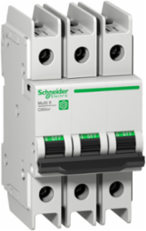 Multi9 Miniature Circuit Breaker, 3P, 15A, C Curve, 10kA