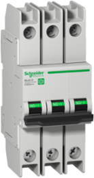 Miniature Circuit Breaker, 3P, 8A, C Curve, 10kA, DIN Rail Mounted