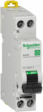 Miniature Circuit Breaker, 1P+N, 10A, C Curve, 10kA, IP20