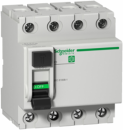 Multi9 ID RCCB, 4P, 40A, 300mA, IP20, DIN Rail Mountable