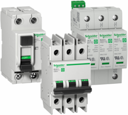 Multi9 RCCB 2P 40A A-SI 30mA 480Y/277VAC IP20