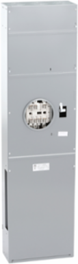 Square D Meter Center 1 Socket 3 Phase 200A 120/208V NEMA Type 1