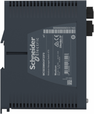 Modicon Managed Network Switch, 4 Ports Copper, IP30 Protection